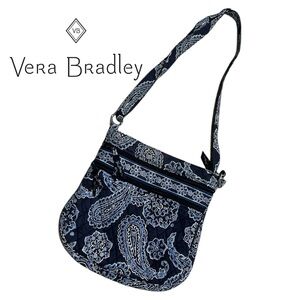 Vera Bradley‎ Navy Blue Bandana Paisley Shoulder Bag
